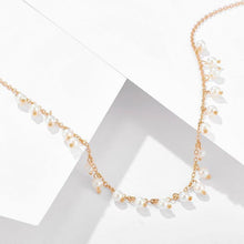 Load image into Gallery viewer, Charming Pearl Stone Chocker Necklace Gold Chain Alloy Metal - Sophornlilly
