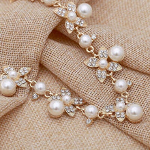 Load image into Gallery viewer, Vintage Chokers Necklaces Women Simulated pearl Golden Plated - Sophornlilly