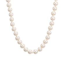 Load image into Gallery viewer, Elegant White Imitation Pearl Necklace Long Round Pearl Wedding - Sophornlilly