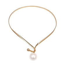 Load image into Gallery viewer, Alloy Torques Simulated Pearl Pendants Necklaces For Women - Sophornlilly