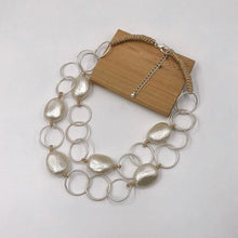 Load image into Gallery viewer, Fashion Jewelry Gothic Collar Necklace Wax Cord Metal Link - Sophornlilly