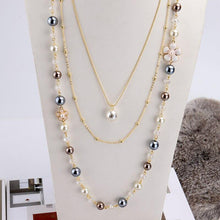 Load image into Gallery viewer, Women's Exquisite Long Pearl Necklace Bride Weddings Gift - Sophornlilly