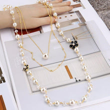 Load image into Gallery viewer, Women's Exquisite Long Pearl Necklace Bride Weddings Gift - Sophornlilly