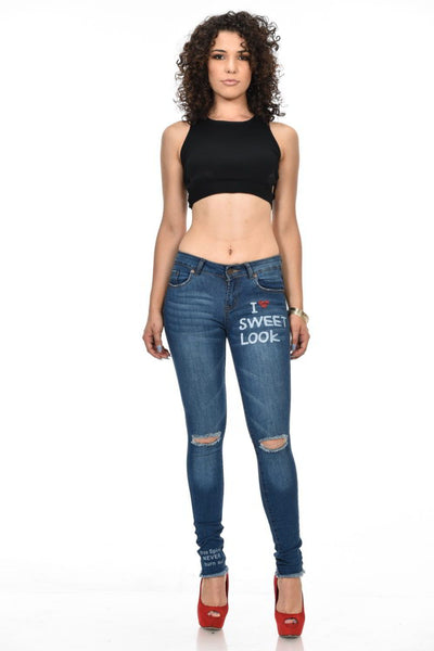 Sweet Look Premium Women's Jeans - Q06-R