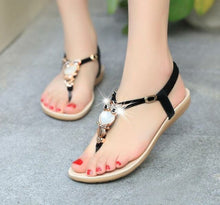 Load image into Gallery viewer, Ankle strap crystal sandals