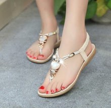 Load image into Gallery viewer, Ankle strap crystal sandals