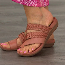 Load image into Gallery viewer, Sandals Women Retro Summer Shoes For Women Lightweight Slippers Flat