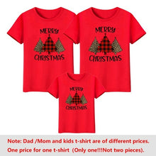 Load image into Gallery viewer, Santa Claus Merry Christmas tree Family Matching Clothes T Shirts