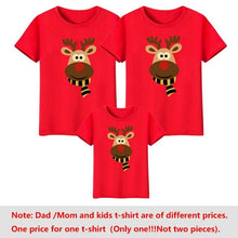 Load image into Gallery viewer, Santa Claus Merry Christmas tree Family Matching Clothes T Shirts