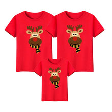 Load image into Gallery viewer, Santa Claus Merry Christmas tree Family Matching Clothes T Shirts