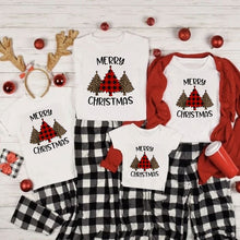 Load image into Gallery viewer, Santa Claus Merry Christmas tree Family Matching Clothes T Shirts