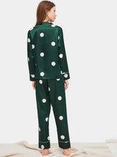 Load image into Gallery viewer, Satin Silk Pajamas for Women's Set Pyjama Button