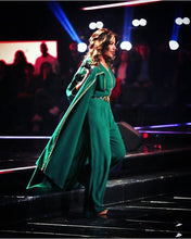 Load image into Gallery viewer, Saudi Arabic Celebrity Evening Dresses Two Pieces Women Pant Formal