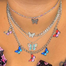 Load image into Gallery viewer, Schmetterling Halsband Halskette Frauen Harajuku Stil Edelstahl - Sophornlilly