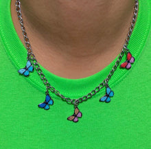 Load image into Gallery viewer, Schmetterling Halsband Halskette Frauen Harajuku Stil Edelstahl - Sophornlilly