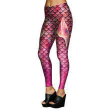 Load image into Gallery viewer, Seamless Fitness Women Leggings Fashion Patchwork Scale Pattern High