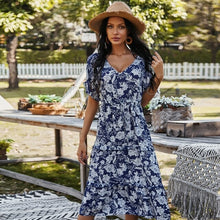 Load image into Gallery viewer, Self designed printed dress cross border independent station - Sophornlilly