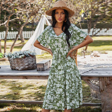 Load image into Gallery viewer, Self designed printed dress cross border independent station - Sophornlilly