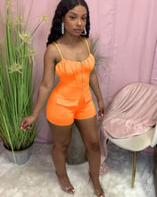 Load image into Gallery viewer, Sexy Backless Biker Shorts Summer Romper Women Bodycon Skinny Workout - Sophornlilly