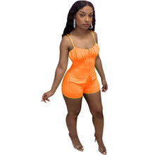 Load image into Gallery viewer, Sexy Backless Biker Shorts Summer Romper Women Bodycon Skinny Workout - Sophornlilly