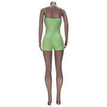 Load image into Gallery viewer, Sexy Backless Biker Shorts Summer Romper Women Bodycon Skinny Workout - Sophornlilly