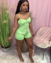 Load image into Gallery viewer, Sexy Backless Biker Shorts Summer Romper Women Bodycon Skinny Workout - Sophornlilly