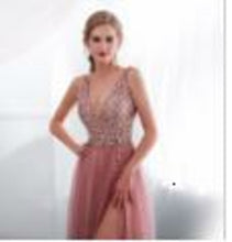 Load image into Gallery viewer, Sexy Crystal Image by TUL of Graduation Evening dress Formal dress