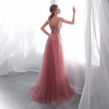 Load image into Gallery viewer, Sexy Crystal Image by TUL of Graduation Evening dress Formal dress