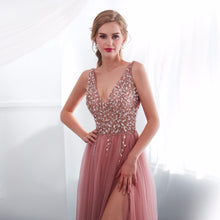 Load image into Gallery viewer, Sexy Crystal Image by TUL of Graduation Evening dress Formal dress
