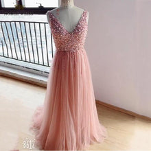 Load image into Gallery viewer, Sexy Crystal Image by TUL of Graduation Evening dress Formal dress