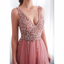 Load image into Gallery viewer, Sexy Crystal Image by TUL of Graduation Evening dress Formal dress