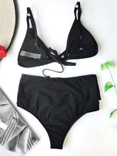 Load image into Gallery viewer, Sexy Cut Out Push Up High Waist Bikini Female Swimsuit Women Swimwear - Sophornlilly