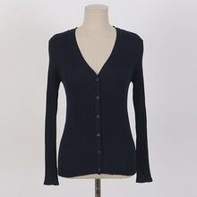 Load image into Gallery viewer, Sexy Deep V Slim Sweater Women Winter Long Sleeve Cardigan Sweater - Sophornlilly