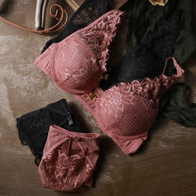 Load image into Gallery viewer, Sexy Front Closure Bra+Brief Sets small girl lingerie set Push Up Lace