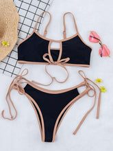 Load image into Gallery viewer, Sexy Hollow Out Bikini  Women Swimsuit Female Swimwear Push up - Sophornlilly