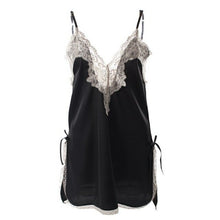 Load image into Gallery viewer, Sexy Hot Erotic Sleepshirts Night Dress Deep V Women Lace Nightgown