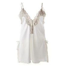 Load image into Gallery viewer, Sexy Hot Erotic Sleepshirts Night Dress Deep V Women Lace Nightgown