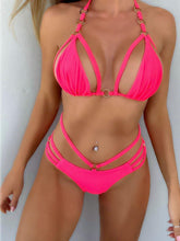 Load image into Gallery viewer, Sexy Micro Bikini Pink Swimsuit Women Swimwear New Female Push Up - Sophornlilly