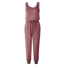 Load image into Gallery viewer, Sexy Off Shoulder Sleeveless Jumpsuits Women Summer Casual Solid O - Sophornlilly