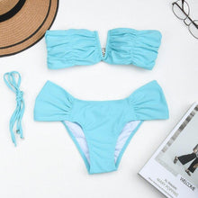 Load image into Gallery viewer, Sexy Solid Color Bikinis Set Women Swimsuit Push Up Swimwear Female - Sophornlilly