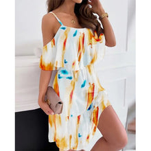Load image into Gallery viewer, Sexy Spaghetti Strap Floral Print Dress