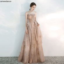 Load image into Gallery viewer, Sexy Strapless Evening Party Dress Noble Bling Celebrity Banquet Dress