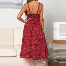 Load image into Gallery viewer, Sexy Summer Sleeveless Slip Dress Women Strapless Bow Button Loose