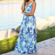 Load image into Gallery viewer, Sexy V Neck Spaghetti Strap Backless Wiggle Dress Summer Women - Sophornlilly