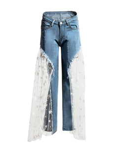 Sexy Wide Leg Jeans Summer Fashion Streetwear Women High Waist