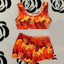 Load image into Gallery viewer, Sexy Women 2 Piece Pajama Set Crop Top Shorts Sleepwear Sexy