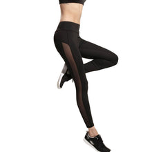 Load image into Gallery viewer, Sexy Women Fitness Leggings Female Leggings Gothic Insert Mesh Design