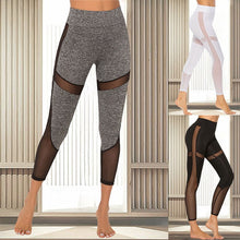Load image into Gallery viewer, Sexy Women Leggings Gothic Insert Mesh Design Trousers Pants Black