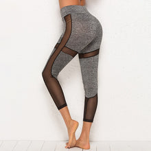 Load image into Gallery viewer, Sexy Women Leggings Gothic Insert Mesh Design Trousers Pants Black