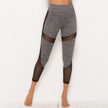 Load image into Gallery viewer, Sexy Women Leggings Gothic Insert Mesh Design Trousers Pants Black